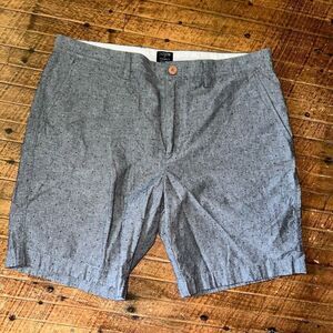 J Crew gray chino business casual preppy Gramercy 35W shorts
